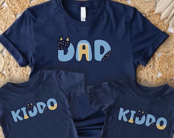 Puppy Dog - Dad and Kiddo Matching T-Shirts