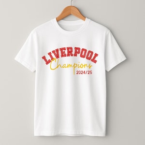 Liverpool FC Champions 2024/25 T-Shirt