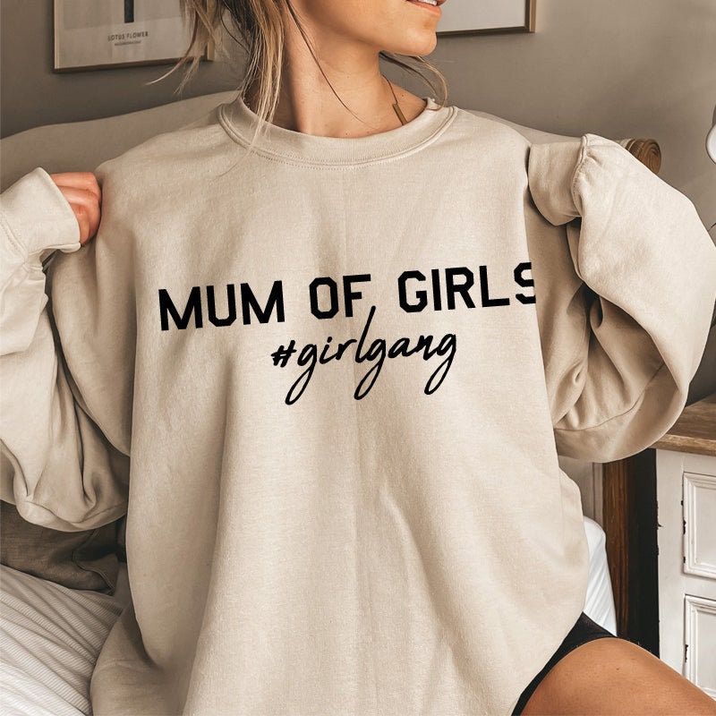 女の子のママ（#GirlGang）スウェットシャツ