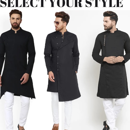 Men Kurta Pajama Set 100% Cotton Kurta 