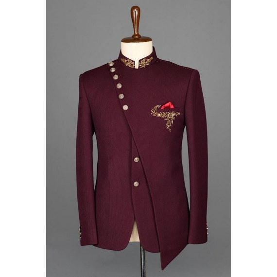 The Groom's Personalized, Embroidered Suit Jacket