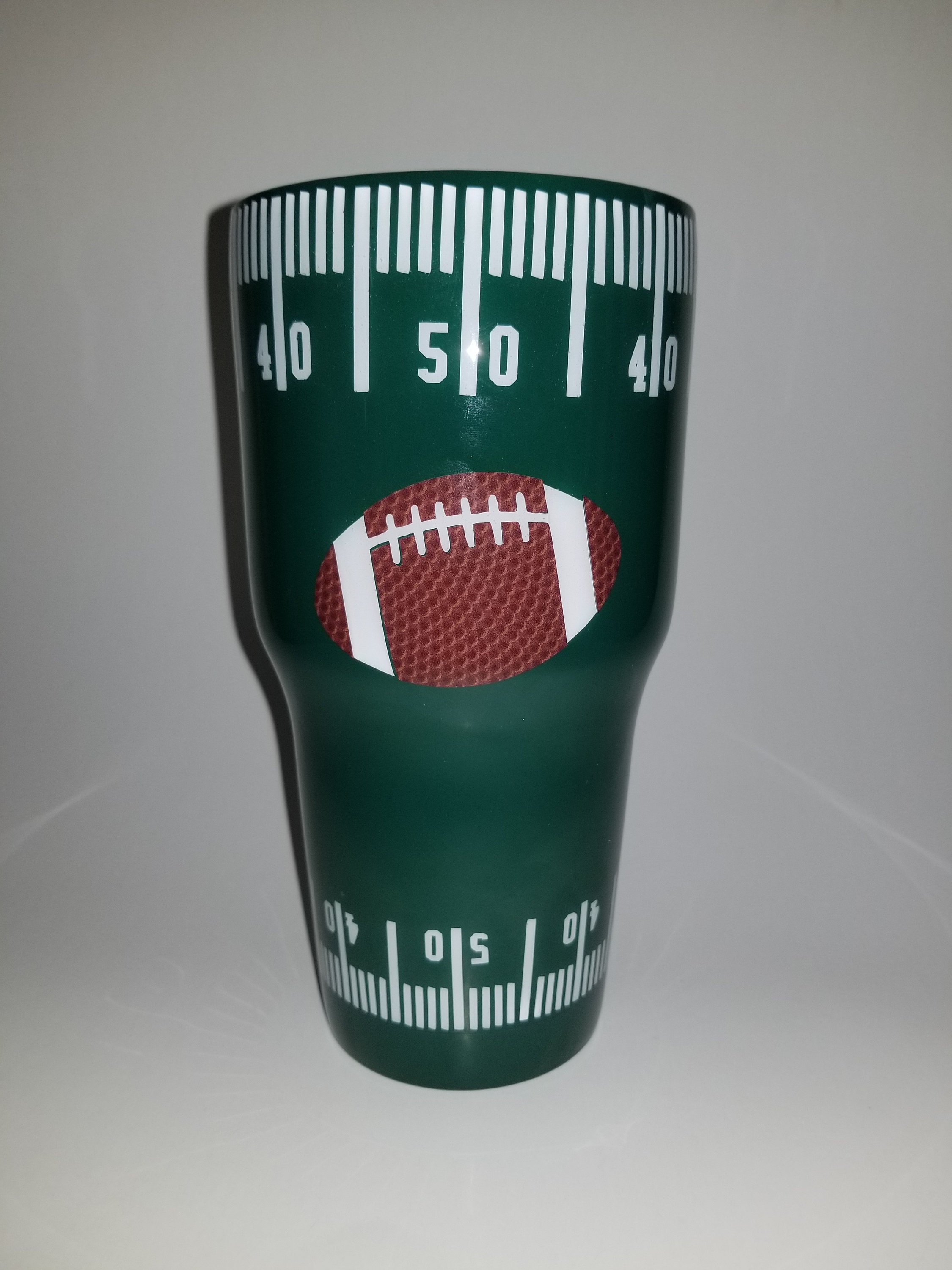 Football Tumbler Etsy