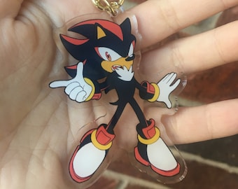 Shadow the Hedgehog 2.5 Acrylic Charm