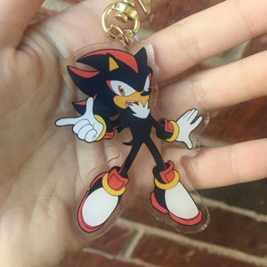 Shadow the Hedgehog 2.5 Acrylic Charm