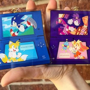RUSH! 3.5&quot; Sonic & Blaze Acrylic Charm