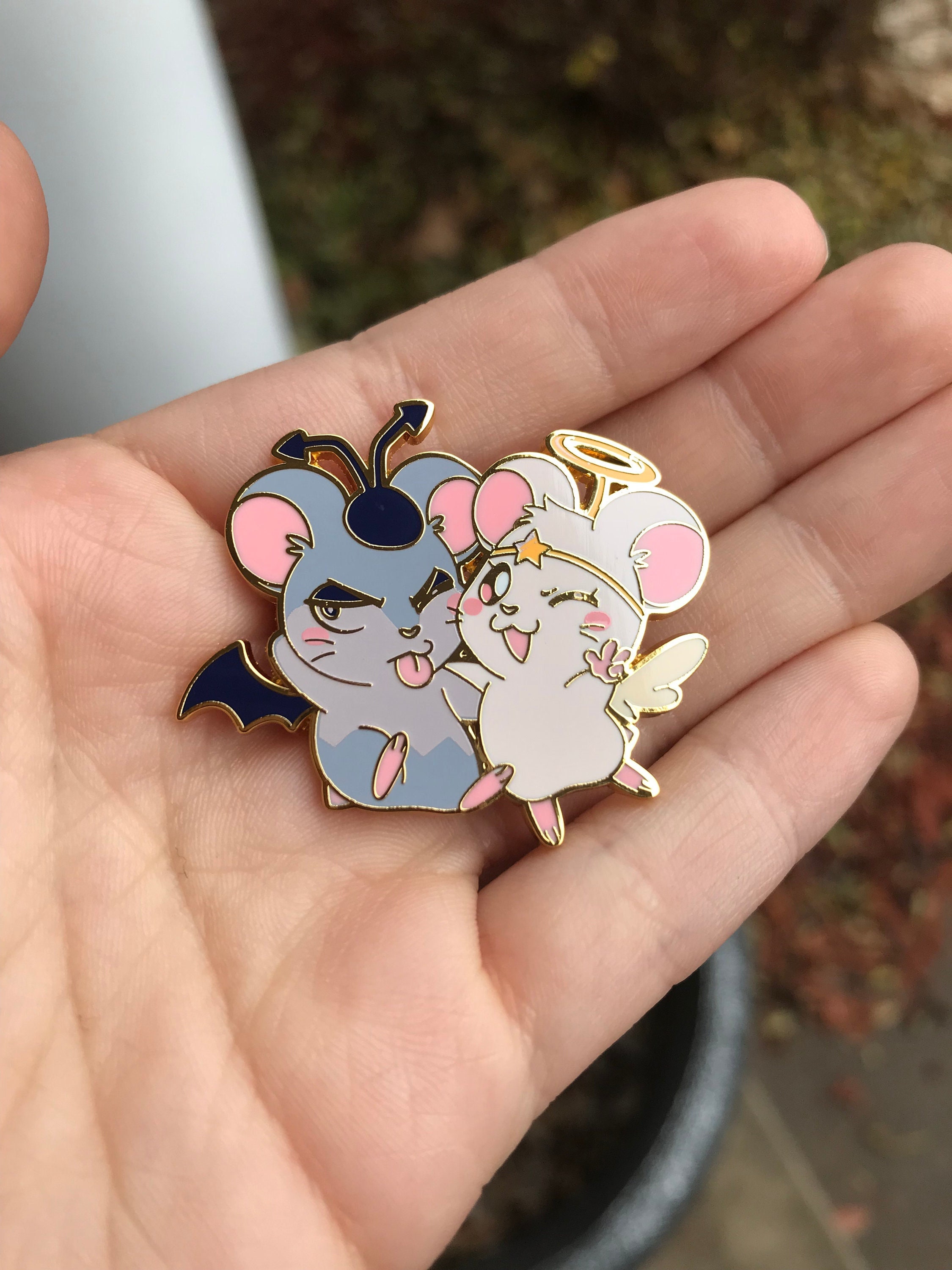 Ham Ham Heart-Breakers 1.5” Enamel Pins