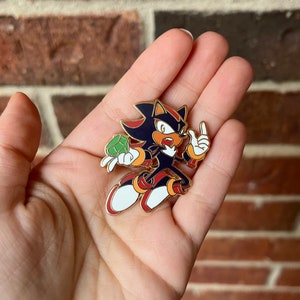 Shadow the Hedgehog 1.5 Enamel Pin image 3