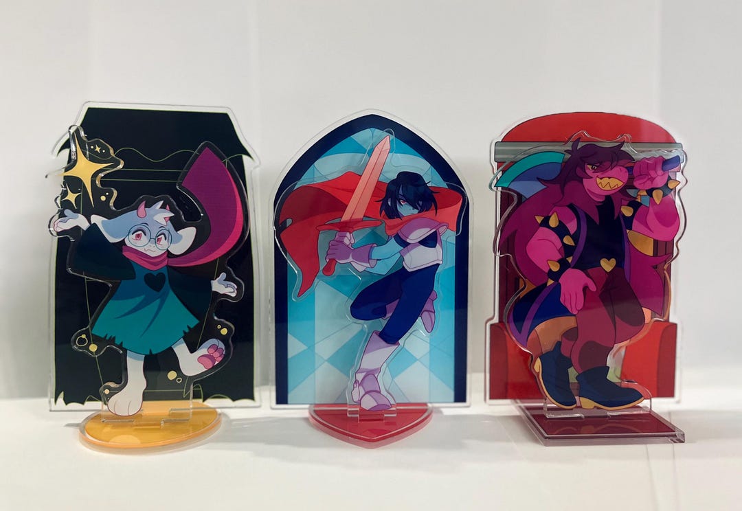 Delta Rune Trio Deltarune Trio Acrylic Standees - Etsy