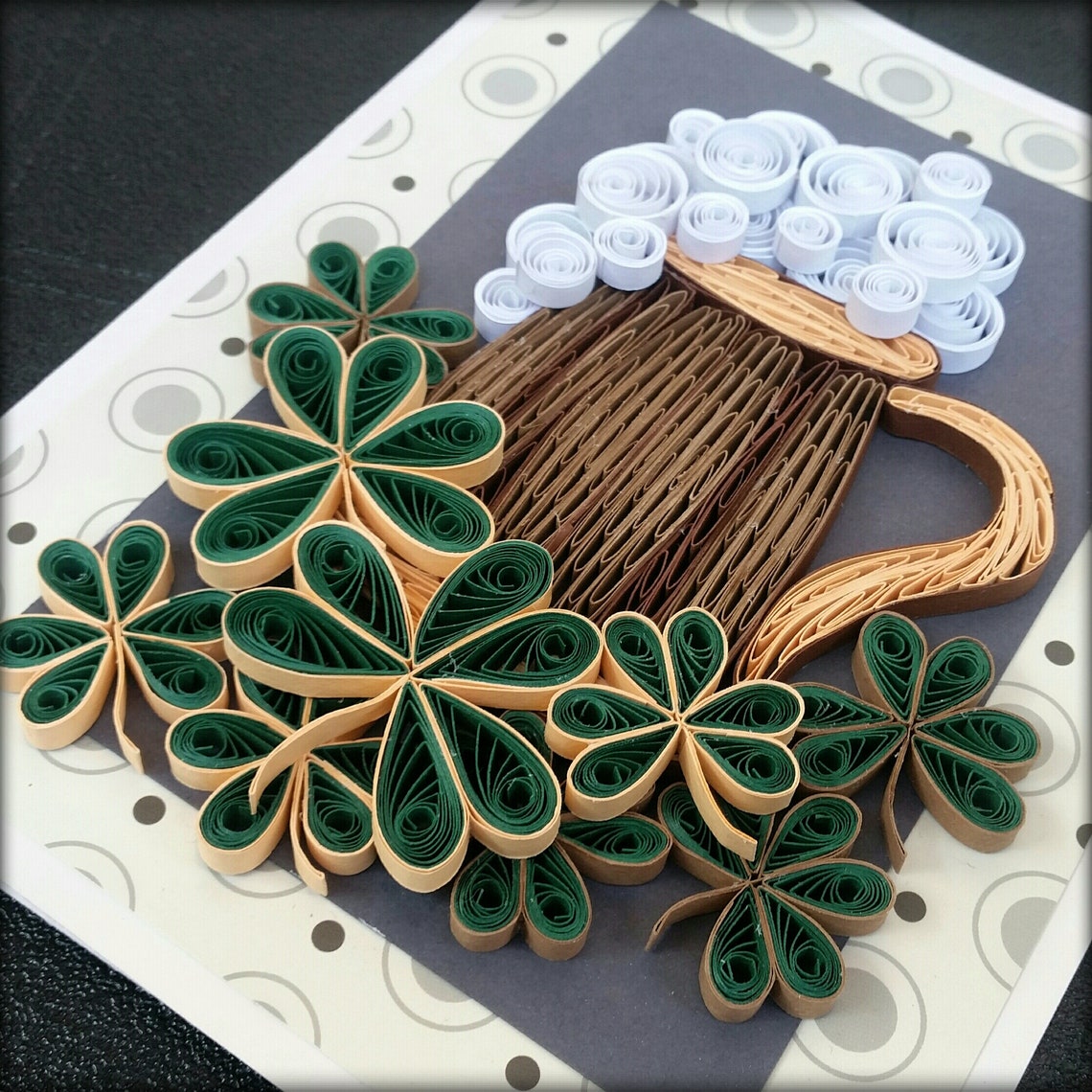 Quilling Card Beer Lover Card Birthday Card Card Gift Etsy
