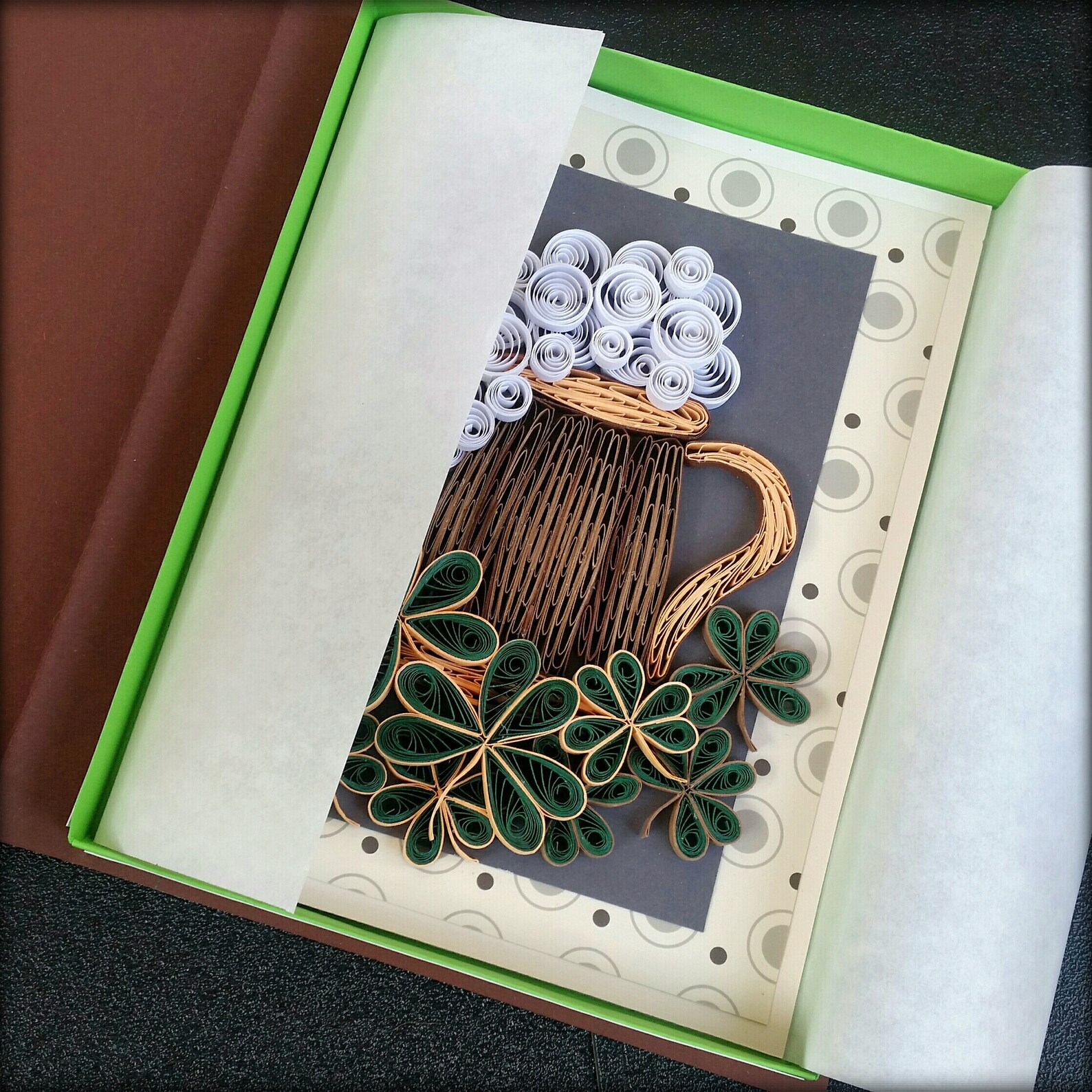 Quilling Card Beer Lover Card Birthday Card Card Gift Etsy
