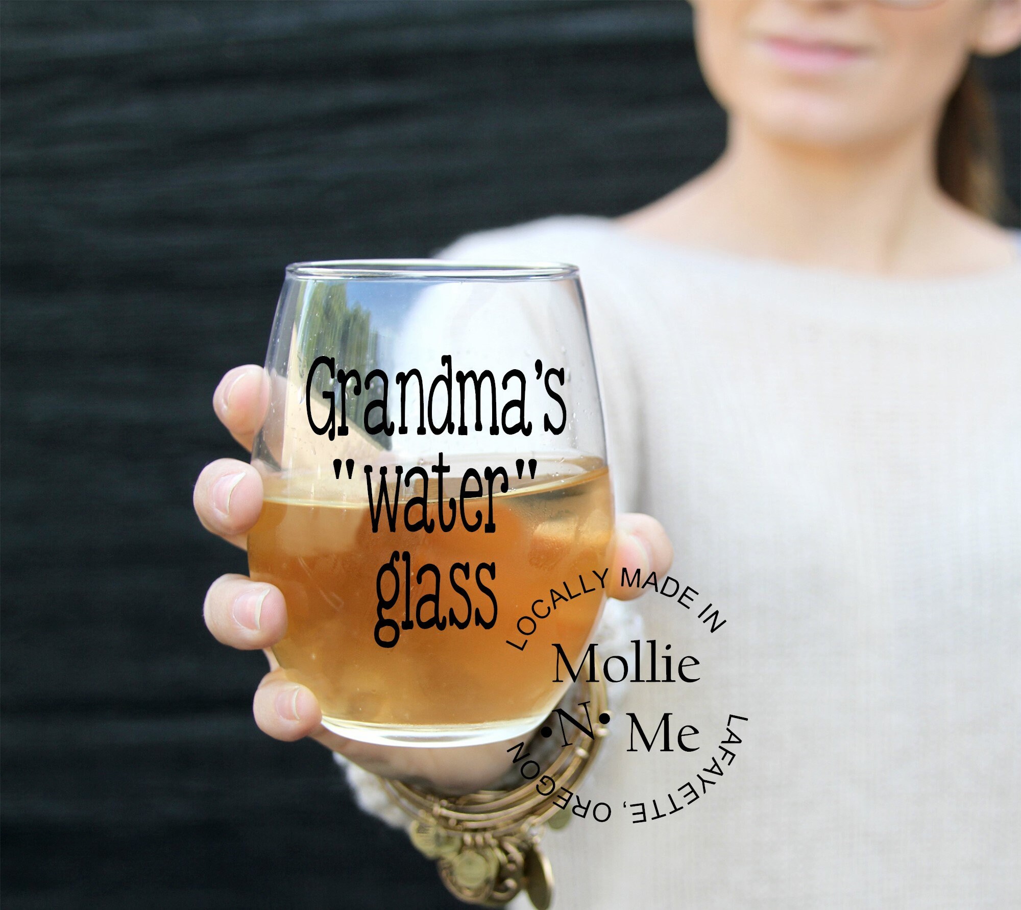 Grandma's Water Glass Grandma Gifts Mom Gift Ideas Etsy