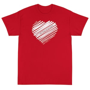 RED Friday Military Remember Everyone Deployed Deployment Heart Daughter T-Shirt S-5XL