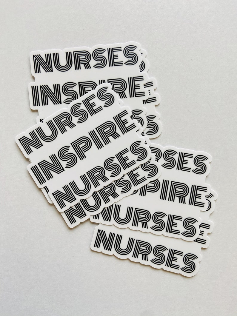Nurse Stickers for Water Bottles Nurse Stickers Nurse Etsy
