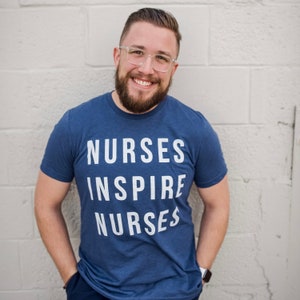 Unisex shirt for Nurse, Nurse Shirt for Men and Women, Navy Nurse Tee, RN Shirt, Nurse Shirt, Gift for Nurses, Nurse Tee, Nurse Appreciation