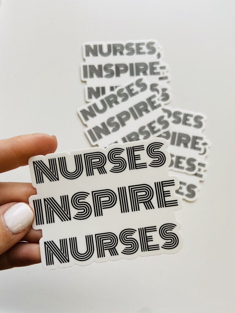 Nurse Stickers for Water Bottles Nurse Stickers Nurse Etsy