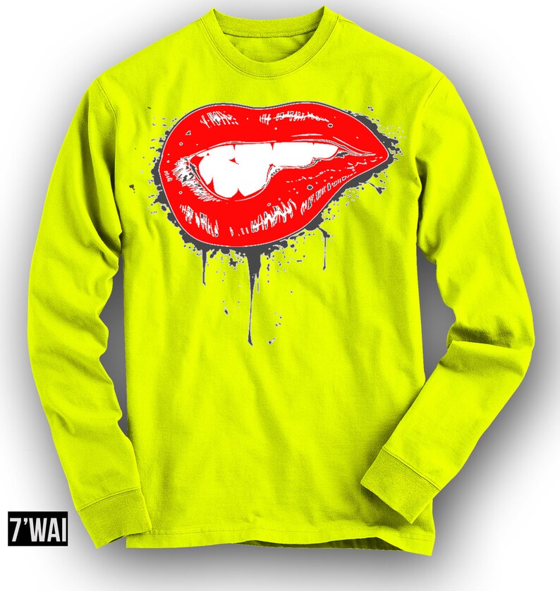 semi frozen yellow shirt