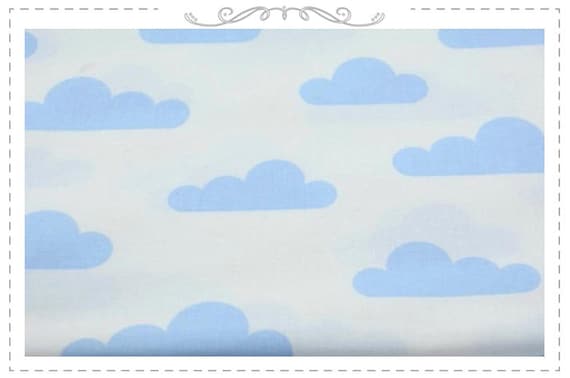 Cotton clouds clouds light blue on white