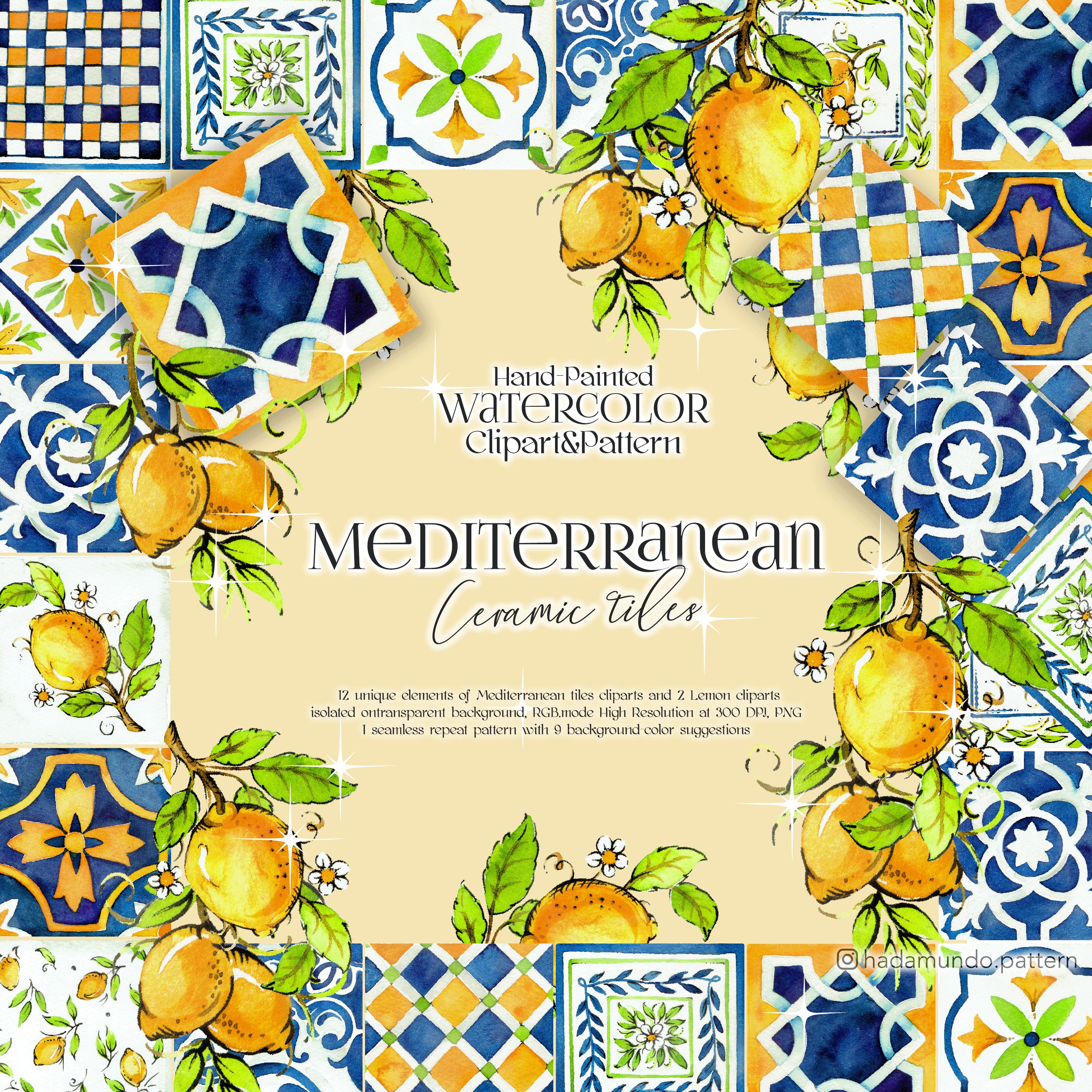 地中海タイル、シチリア、モロッコタイル、ポルトガルタイル、イタリア