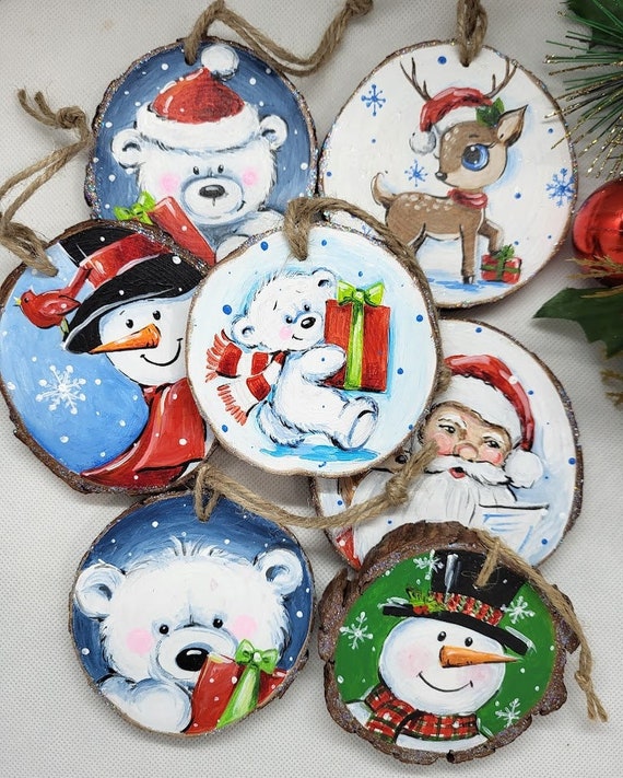 New Wooden Cross Crafts Creative Holiday Ornaments Wooden Set