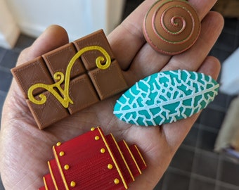 Wonka chocolate magnets - Part 2