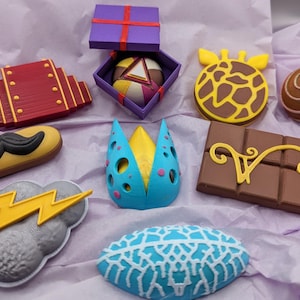 Wonka 2023 Movie 3d Printed Chocolates