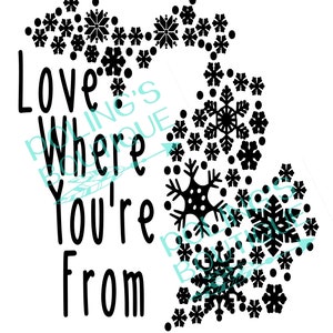 Michigan Love Where You&#39;re From SVG