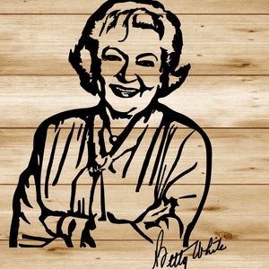 Betty White SVG/PNG | Golden Girls | Svg Png for Cricut/Silhouette | In memory | Design | T-Shirt | Svg | Png | Thank you for being a friend