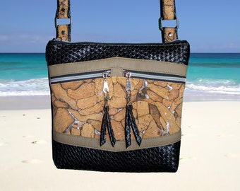 Crossbody Bag Pattern - DYI Crossbody Bag - "Rusla" -  4 Zipper Pockets - Digital PDF Pattern - Shoulder Bag Pattern - Handmade Bag Pattern