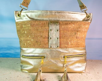 Modèle PDF unique de sac fourre-tout avec fermetures à glissière avant et arrière - modèle numérique - sac fourre-tout DIY - modèle de sac à bandoulière
