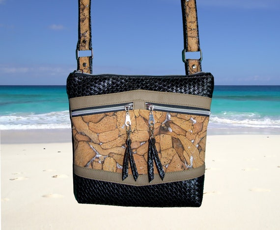 Crossbody Bag Pattern - DYI Crossbody Bag - "Rusla" -  4 Zipper Pockets - Digital PDF Pattern - Shoulder Bag Pattern - Handmade Bag Pattern