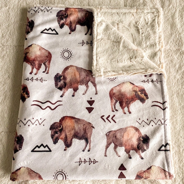 Buffalo Crib Sheet Etsy