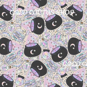 Witchy Things, Baby Brewing Baby Blanket, Halloween Lovey, Girl Spooky Goth, Fall Baby Gift, Moon Stars Bedding, Crib Sheet, Throw, Swaddle