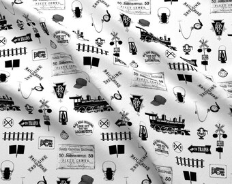 train crib sheet