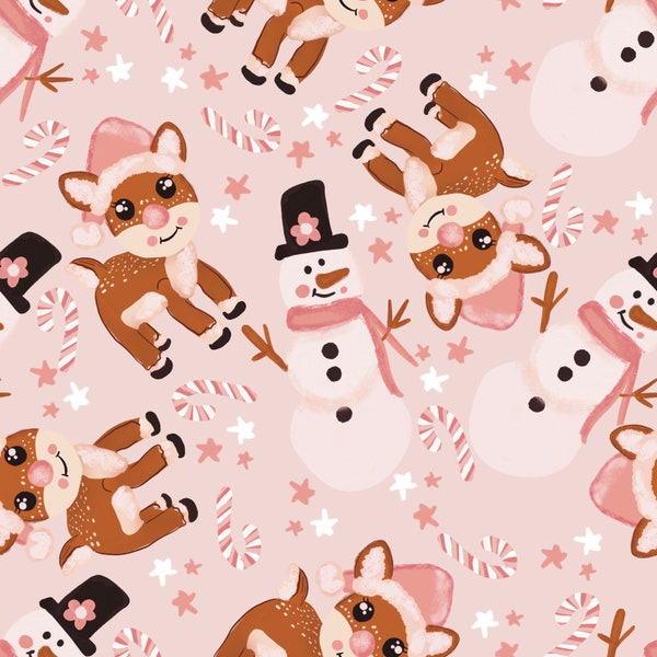 Winter Crib Sheet Etsy