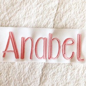 ADD-ON: Embroidery Add-On, Personalized Baby Blanket, Monogrammed Lovey, Personalization