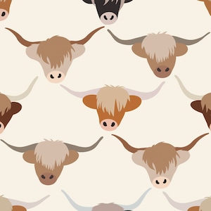 Neutral Highland Cow Baby Crib Blanket, Farm Nursing Pillow Cover, Newborn, Lounge Cover, Cow Crib Sheet, Farm Muslin Swaddle, Changing Pad