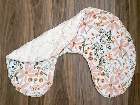 Minky Country Daisy Dreams Baby Nursing Pillow Cover, Floral Nursing Pillow Cover, Boho Wildflower Newborn Pillow Cover, Baby Girl Gift
