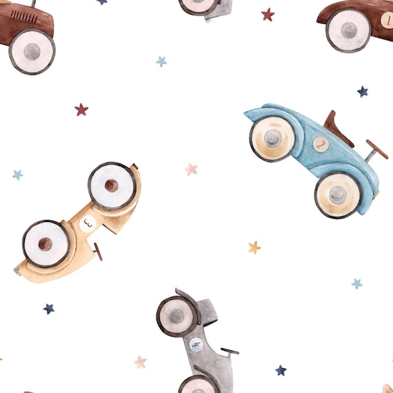 Minky Vintage Car Baby Crib Blanket, Retro Car Nursing Pillow Cover, Changing Pad Cover, Boy Crib Sheet, Stars Muslin Swaddle, Minky Lovey