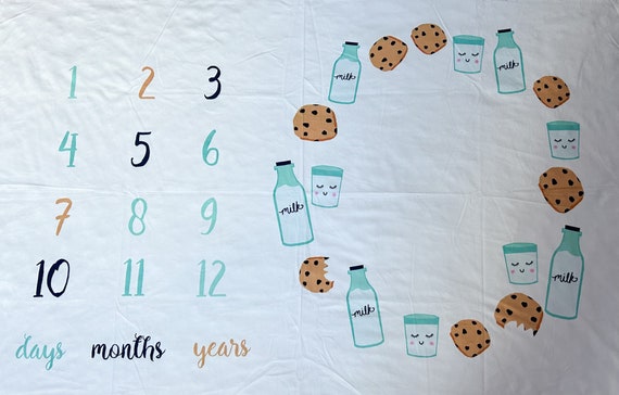 Milk and cookies baby blanket sale