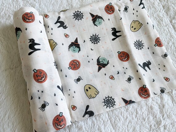 Halloween 2025 muslin swaddle