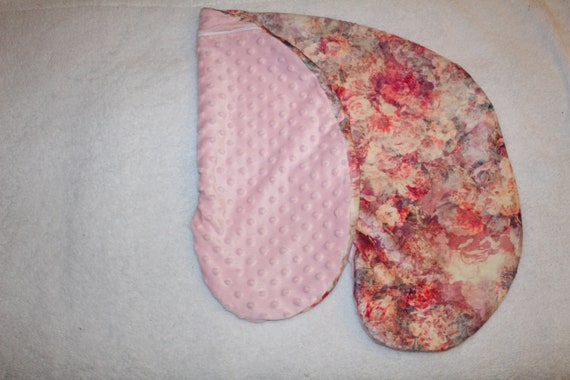 Pink Floral Nursing Pillow Cover Boppy Pillow Cover Floral Etsy