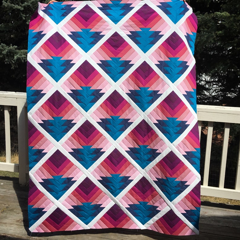 Beach Sunset Quilt PDF Pattern Etsy