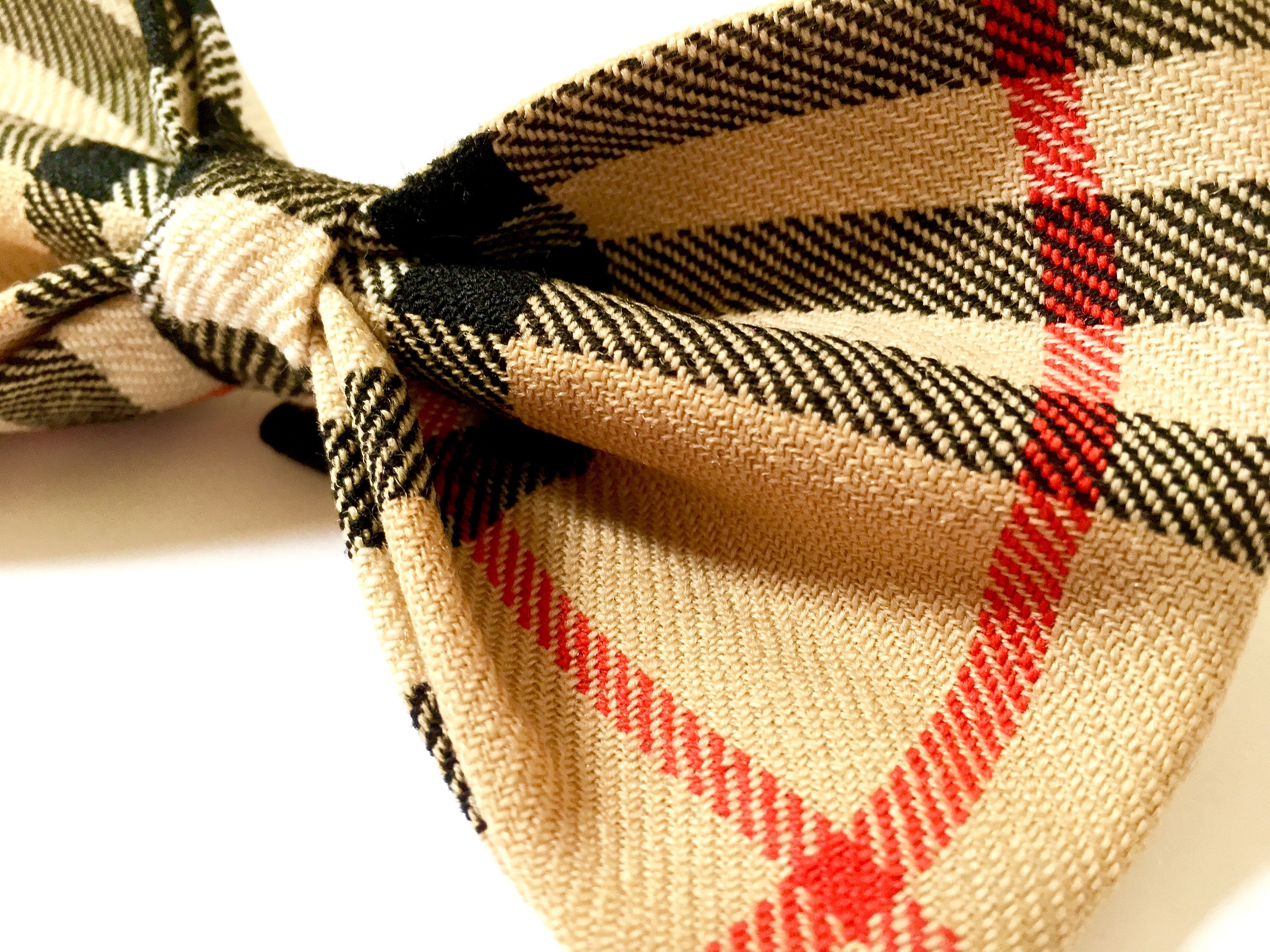 The Burberry Genuine Burberry Tartan Dog Bow Tie Etsy
