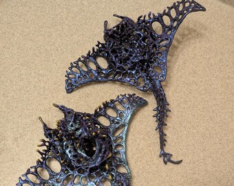 Corrupted Magic Manta Ray Wall Decor