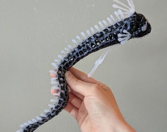 Oarfish Hot Glue Sculpture - Glow in the Dark