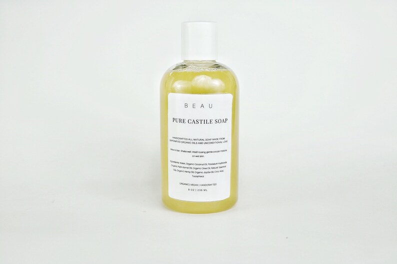 Organic Vegan Liquid Castile Soap Ethical Natural Etsy
