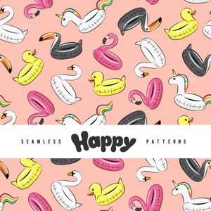 All the Pool Floats - Blush(Seamless Digital File)
