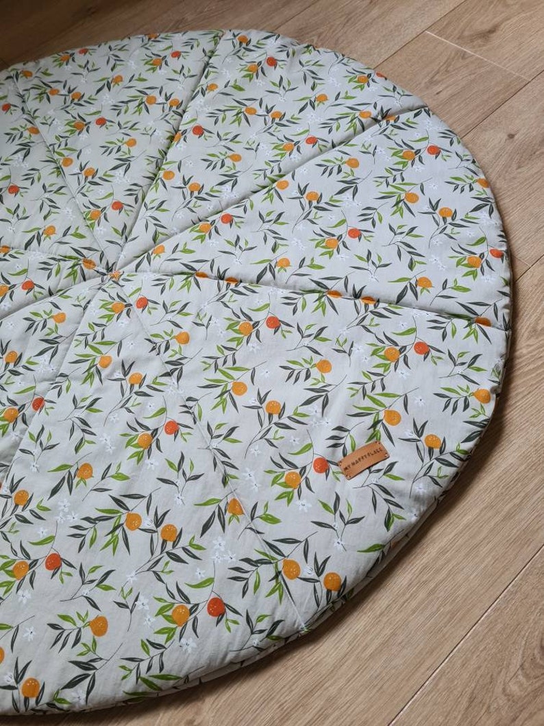 Baby Play Mat Baby Shower Gift Floral Play Mat Padded Cotton Etsy UK
