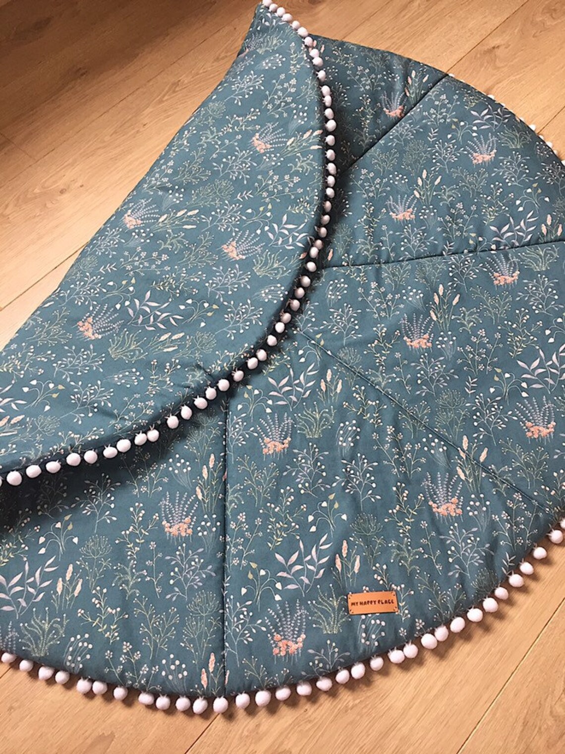 Baby Play Mat Baby Shower Gift Floral Play Mat Padded Play Mat Etsy