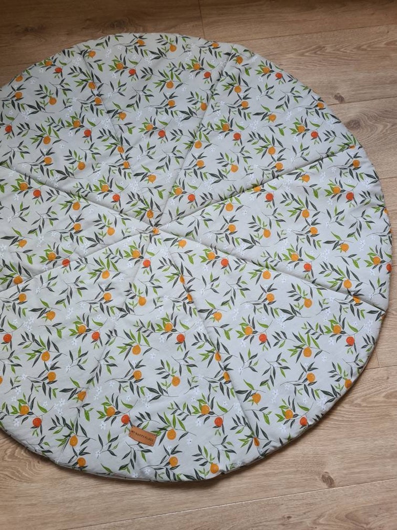 Baby Play Mat Baby Shower Gift Floral Play Mat Padded Cotton Etsy UK